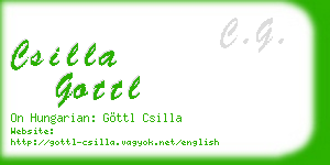 csilla gottl business card